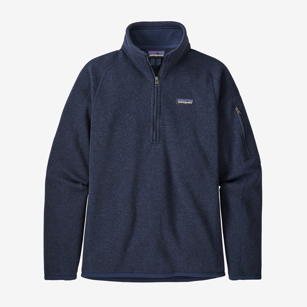 PATAGONIA Better Sweater 1/4 zip fleece in Navy